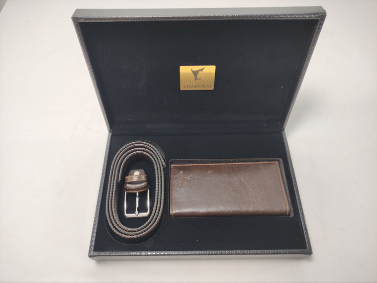 ست 2 تیکه چرم گاوی قهوه ای | سایت چرم دقت