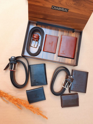 ست 3 تیکه نیم کتی چرم | سایت چرم دقت