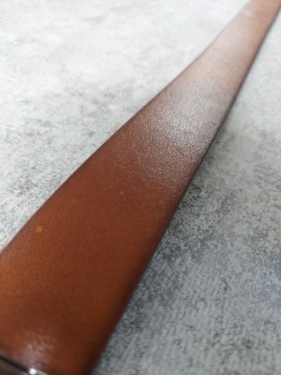 کمربند چرم ریلی تک لا نما رو | چرم دقت