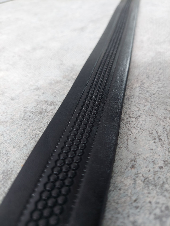 کمربند چرم تک لا نمای رو | چرم دقت