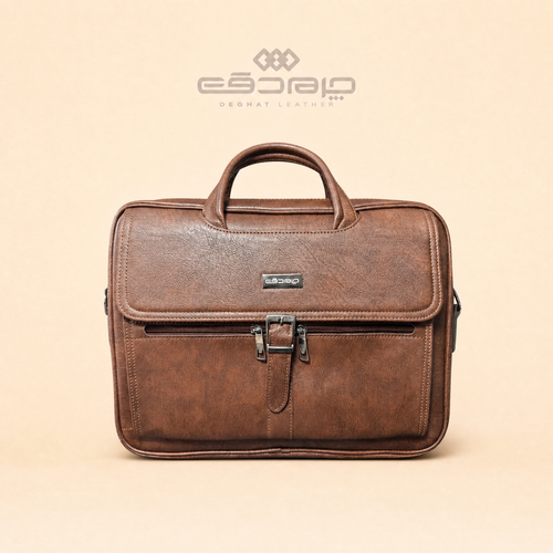 کیف اداری دوخونه تک سگک دقت _ 87091
