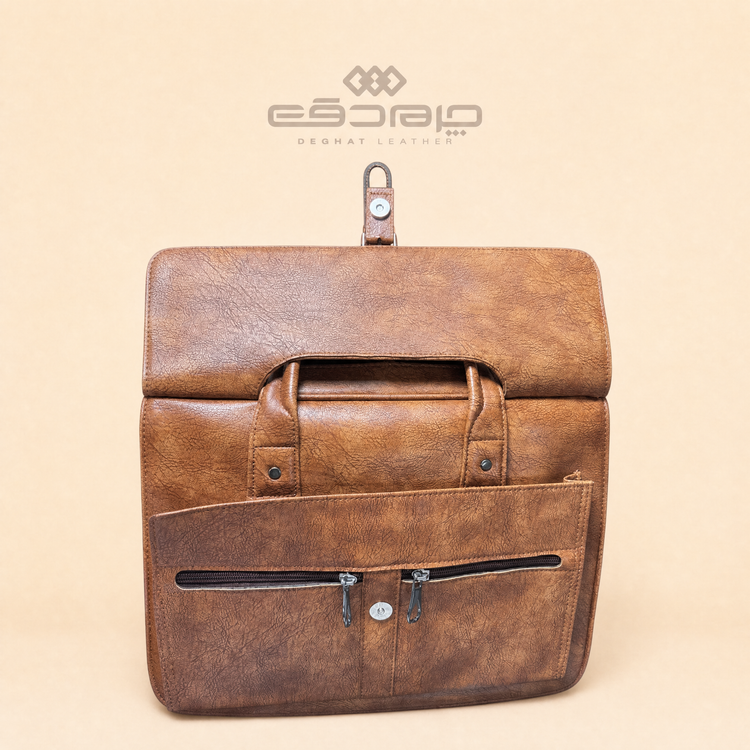 کیف اداری دوخونه تک سگک دقت _ 87091