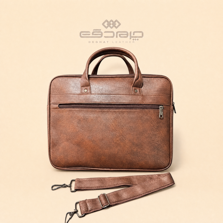 کیف اداری دوخونه تک سگک دقت _ 87091