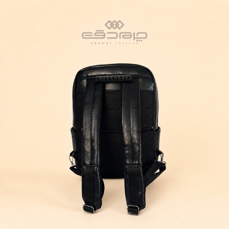 کوله چرمی دو زیپ _ 93020